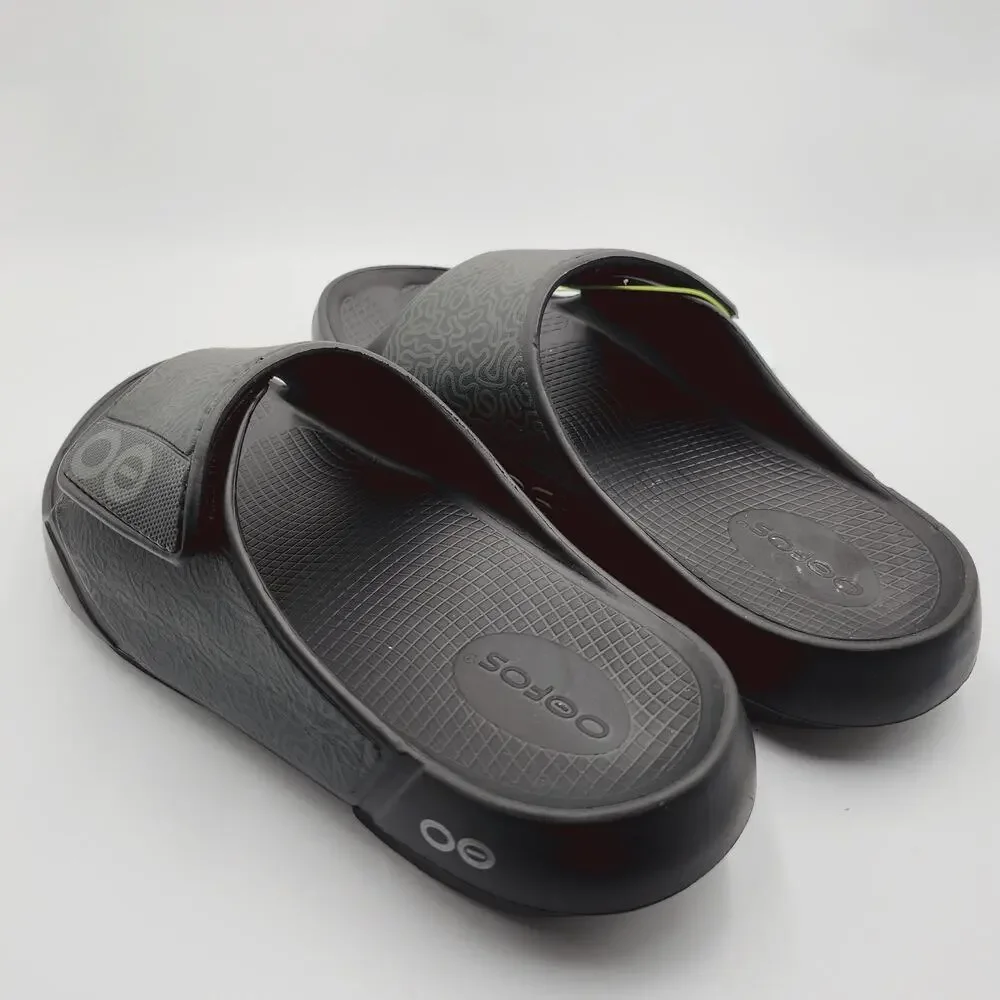 Mens Size 8 Oofos Slide Sandals OOahh Sport Flex Limited Lightweight Open Toe